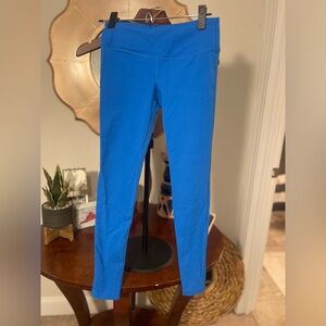 Splits 59 Vibrant Blue Leggings Yoga Athleisure Work Out Sz S Wide Waistband 💙